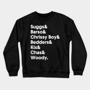 Madness / Classic Line Up List Design Crewneck Sweatshirt